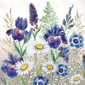 Lunch Napkin - Mixed Meadow Flowers