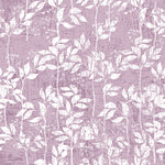 Serviette Déjeuner - Motif Feuilles Lilas