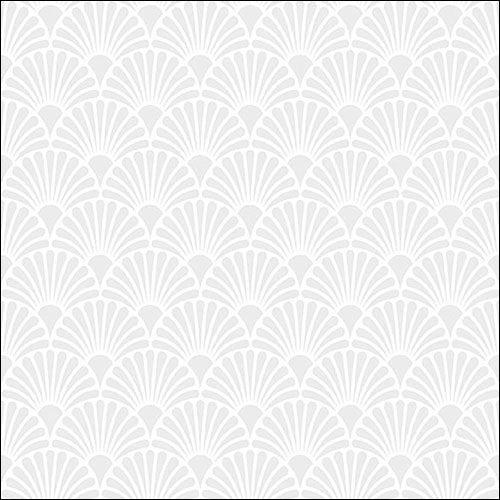 
                
                    Load image into Gallery viewer, Lunch Napkin - Art Deco White/Pearl
                
            