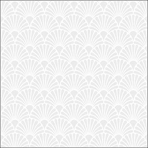 
                
                    Load image into Gallery viewer, Lunch Napkin - Art Deco White/Pearl
                
            