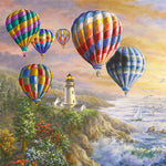 Lunch Napkin - Hot Air Balloons