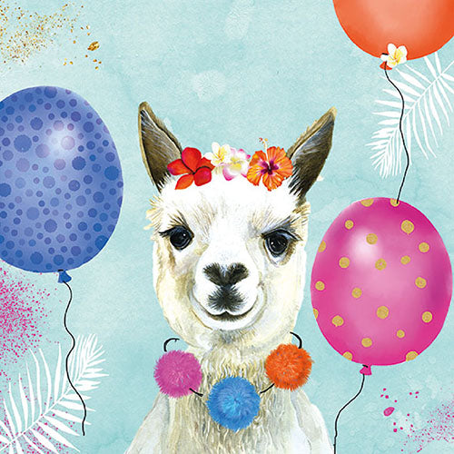 Lunch Napkin - Party Lama