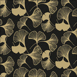 Lunch Napkin - Gingko Black/Gold