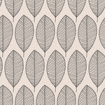 Lunch Napkin - Oval Leaves GREY