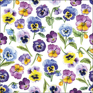 Lunch Napkin - Pansy All Over