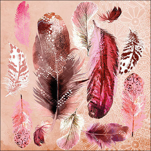 
                
                    Load image into Gallery viewer, Lunch Napkin - Feather Mix
                
            