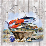 Lunch Napkin - Catch of the Day