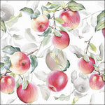 Lunch Napkin - Fresh Apples WHITE