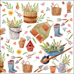 Lunch Napkin - Happy Gardening