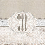 Lunch Napkin - Cutlery