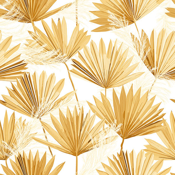 
                
                    Load image into Gallery viewer, Lunch Napkin - Palm Leaf GOLD
                
            