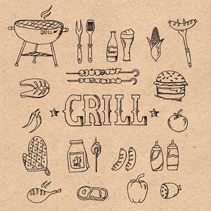 Lunch Napkin - Grill (RECYCLED)