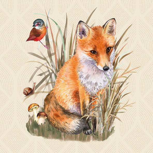 Lunch Napkin - Foxy