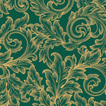 Serviette à Déjeuner - Baroque Or/Vert