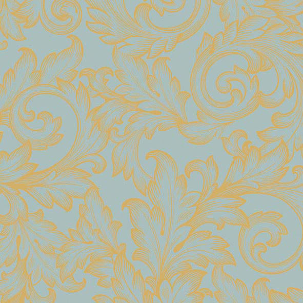 Lunch Napkin - Baroque Gold/Mint