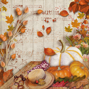 Serviette à Déjeuner - Couleurs d'Automne