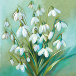 Lunch Napkin - Snowdrops In Winter