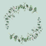 Lunch Napkin - Eucalyptus Branch Green