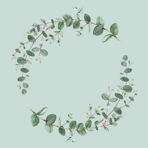
                
                    Load image into Gallery viewer, Lunch Napkin - Eucalyptus Branch Green
                
            