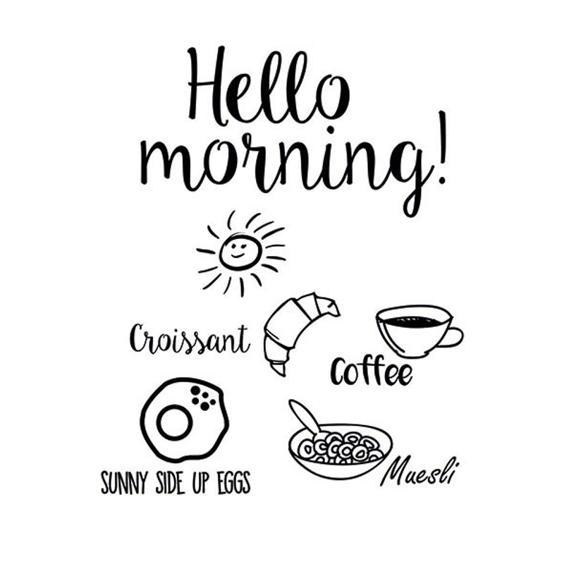 Lunch Napkin - Hello Morning