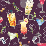 Lunch Napkin - Cocktail Party Black