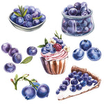 Lunch Napkin - Blueberries