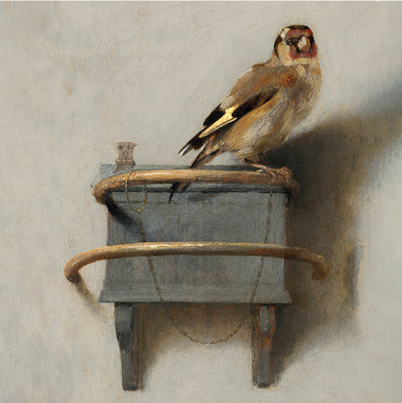 
                
                    Load image into Gallery viewer, Lunch Napkin -The Goldfinch
                
            