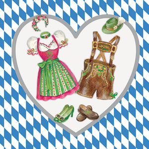 Lunch Napkin - Bavarian Clothes