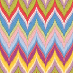 Lunch Napkin - Zig-Zag Red