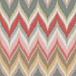 Lunch Napkin - Zig-Zag Brown