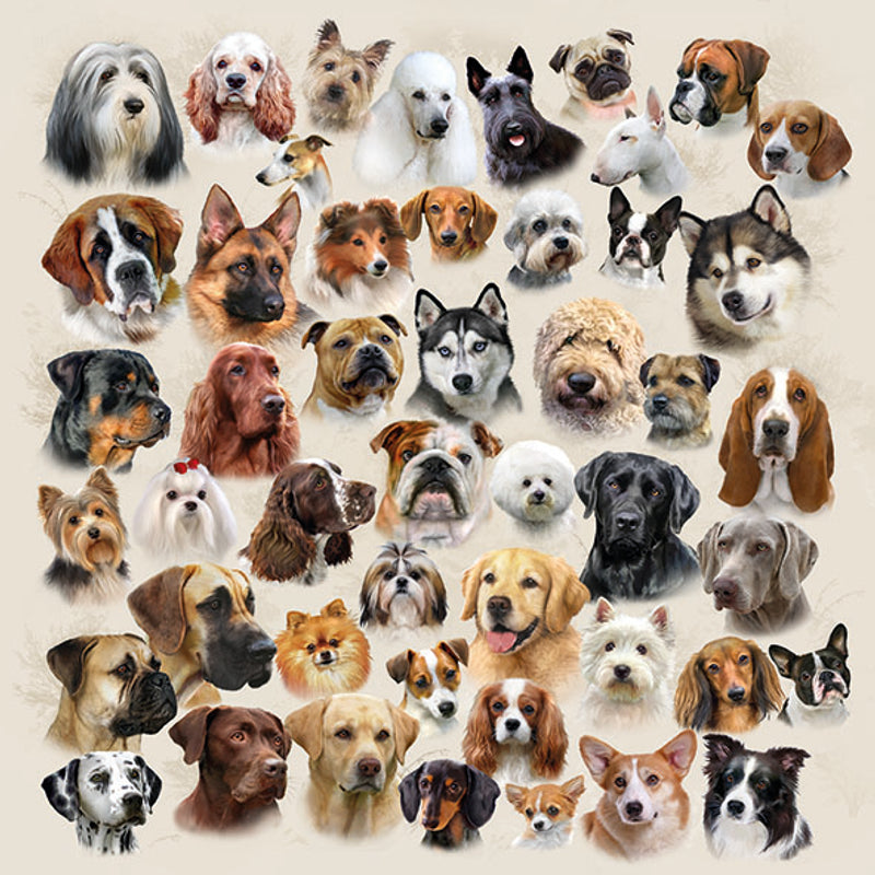 
                
                    Load image into Gallery viewer, Lunch Napkin - Collection Of Dogs
                
            