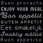 Serviette de table – Bon appétit