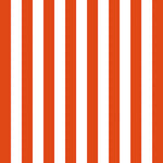 Lunch Napkin - Stripes Orange