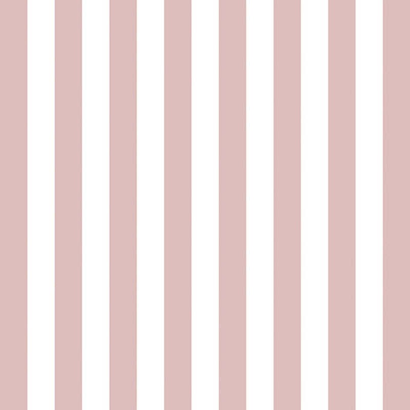 Lunch Napkin - Stripes Pastel Rose