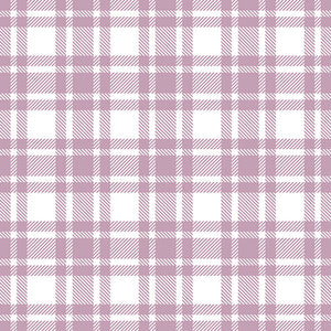 Lunch Napkin - Checkered Pattern Pale Rose