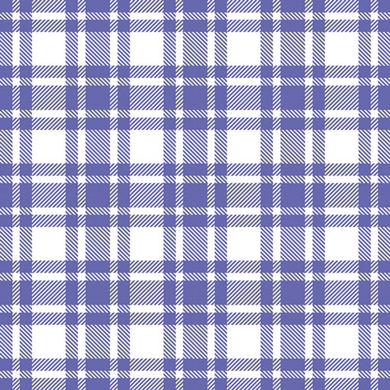 Lunch Napkin - Checkered Pattern Peri