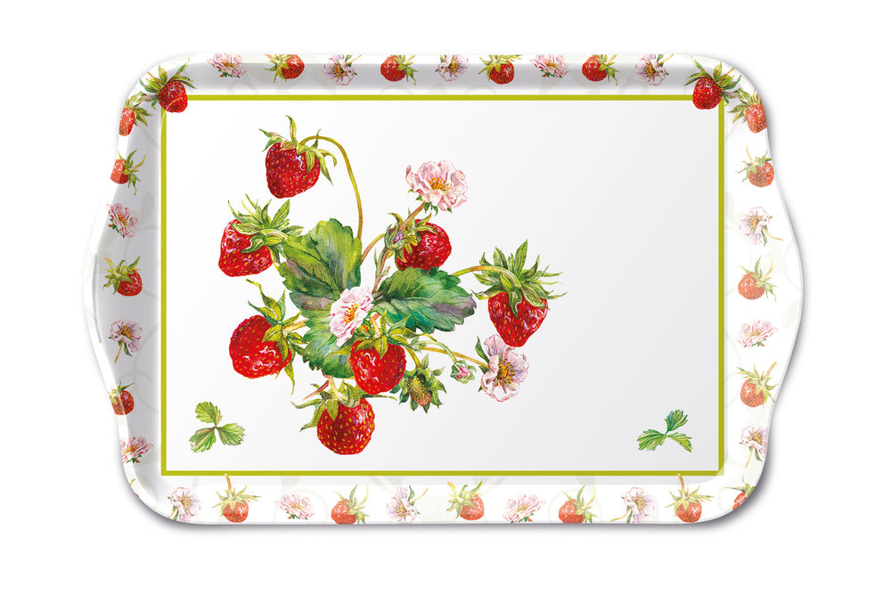 TRAY -  Fresh Strawberries (13 x 21 cm)