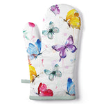 Oven Mitt - Butterfly Collection WHITE