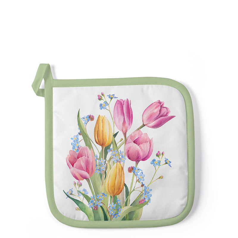 Pot Holder - Tulips Bouquet