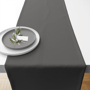 TABLE RUNNER (Cotton) - Uni GREY