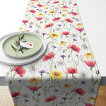 TABLE RUNNER (Cotton) - Poppy Meadow