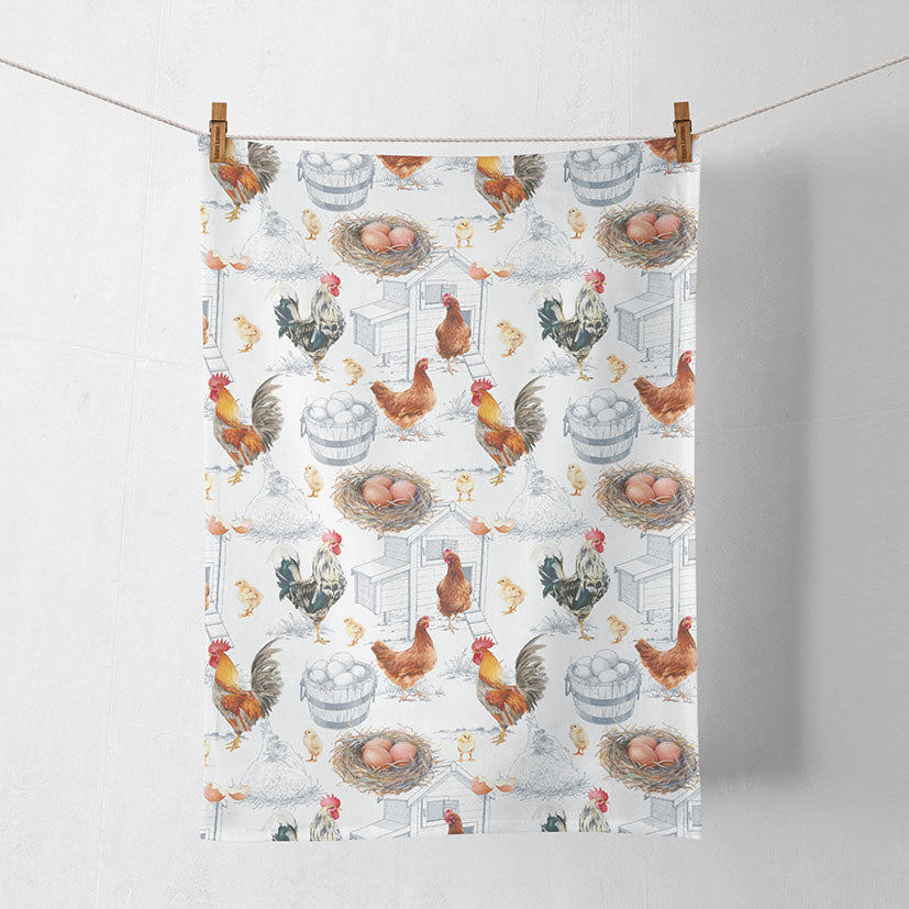 Kitchen Towel - Chicken Farm
