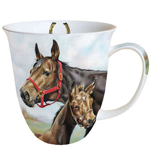 MUG (Fine Bone China) - Horse Love (400 mL)