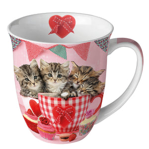 MUG - Cats in Tea Cups (400 mL)