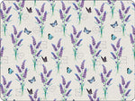 Placemat Set - Lavender With Love CREAM