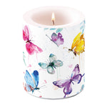 Candle LARGE - Butterfly Collection WHITE