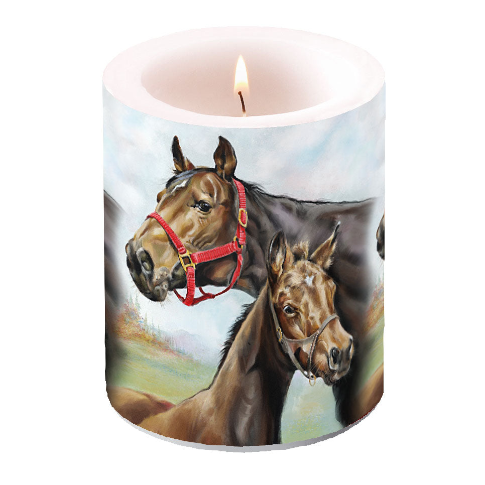 Candle LARGE - Horse Love
