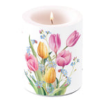 Candle LARGE - Tulips Bouquet