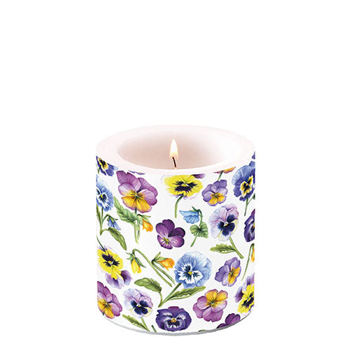 
                
                    Load image into Gallery viewer, Candle SMALL - Pansy All Over
                
            