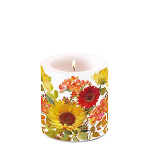 Candle SMALL - Sunny Flowers Cream